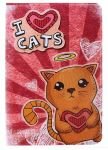 Обложка для паспорта *I LOVE CATS* (Я люблю Кошек)